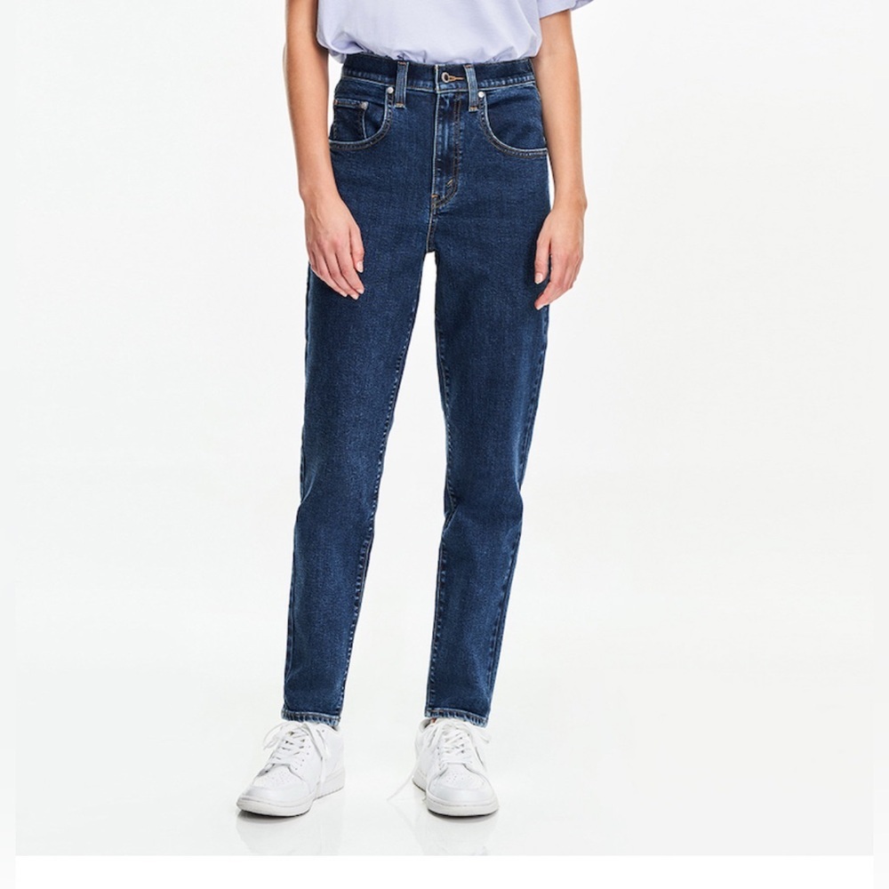 Levis Silvertab High Rise Mom Jeans Tapered Blue Size 29 W